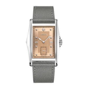 Farasute 5321A-1 Men's Mechanical Watch, Stainless Steel, Sapphire Crystal, Leather Strap